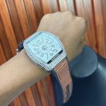 FRANCK MULLER LEATHER WATCH BROWN