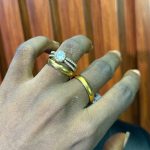 STAINLESS STEEL COUPLE WEDDING RING STW02