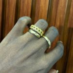 STAINLESS STEEL COUPLE WEDDING RING STW03