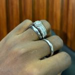 STAINLESS STEEL COUPLE WEDDING RING STW06
