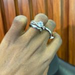 STAINLESS STEEL COUPLE WEDDING RING STW08
