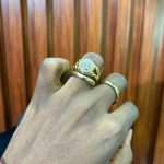 STAINLESS STEEL COUPLE WEDDING RING STW09