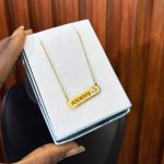FEMALE ENGRAVED CHAIN BUTTERFLY CUT