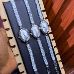 ZIRCONIA CHAIN WRISTWATCH ZCWR01