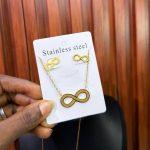 STEEL EARRINGS AND CHAIN SEC01