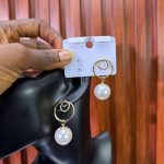 METAL PEARL EARRINGS METP01