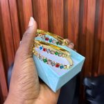 UNISEX ZIRCONIA TITANIUM STEEL BANGLE ZTXB05