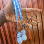 PINEAPPLE KEY HOLDER BLUE KHD02