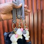 DAVID JONES KEY HOLDER WHITE KHD10