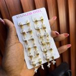 CROSS DROP EARRINGS S01