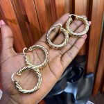 GOLD REP EARRINGS GDREP05