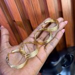 GOLD REP EARRINGS GDREP06