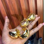 GOLD REP EARRINGS GDREP08