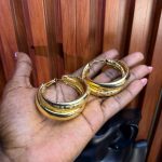 GOLD REP EARRINGS GDREP12