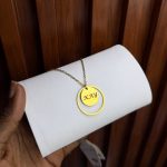 ENGRAVED RING CHAIN GOLD