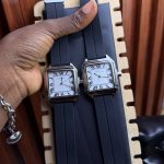 CARTIER RUBBER DATE WATCH