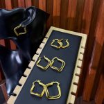 GOLD REPLICA EARRINGS GDER02