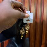 GOLD REPLICA EARRINGS GDER05