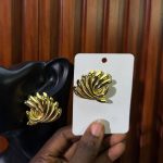 GOLD REPLICA EARRINGS GDER07