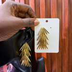 GOLD REPLICA EARRINGS GDER13