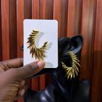 GOLD REPLICA EARRINGS GDER16