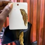 GOLD REPLICA EARRINGS GDER09