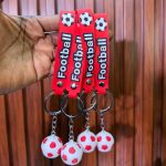 FOOTBALL KEY HOLDER RED