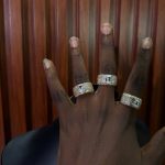 ZIRCONIA INLAID RING ZILRG02