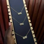 ZIRCONIA INLAID STEEL CHAIN